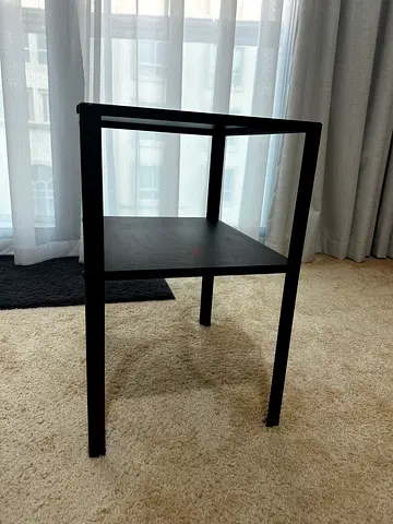 IKEA Simple black bedside table in good condition 42*34 cm