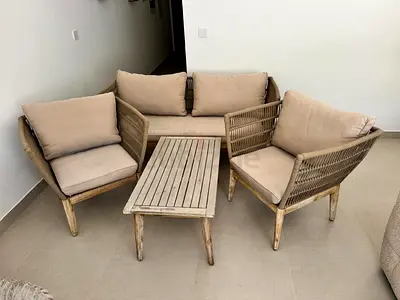 4 Seater Sofa Set Beige - Alaska from Danube Home