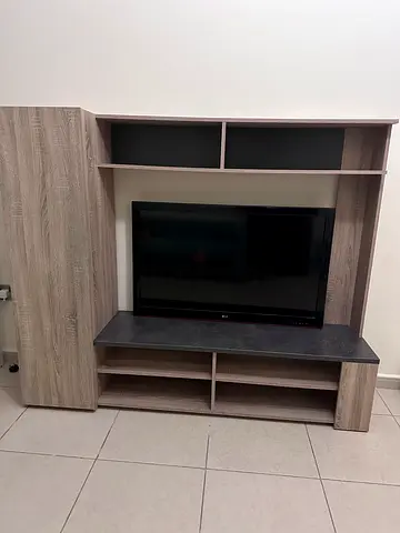 TV stand with cabinet
