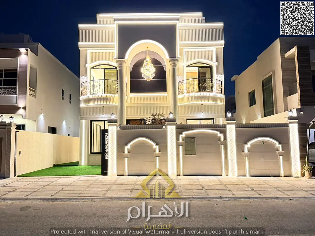 باقل مقدم في عجمان | تملك فيلا فاخرة بالياسمين عجمان | 6 غرف ماسترG+2| لقطة بسعر تنافسي شامل التسجيل