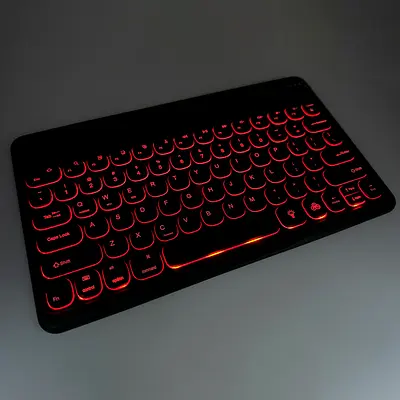 Bluetooth wireless keyboard with RGB lights