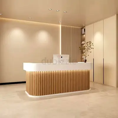 Modern Minimalist Reception Desk