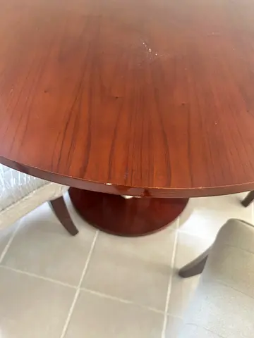 Round Wooden Dining Table