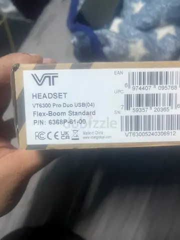 VIT Bluetooth Headset VT630 Pro Duo (boxed) - Flexible Boom mic