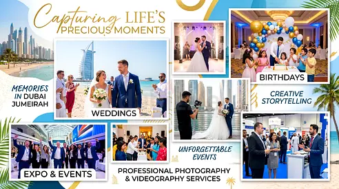 Professional Media Services in Jumeirah, Dubai | Photography  Videography for Business and Events