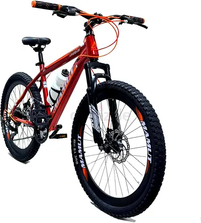 26 inch Youth/Adult Mountain Bike, 7-21 Speeds turnery By Derak Bikes (RED)