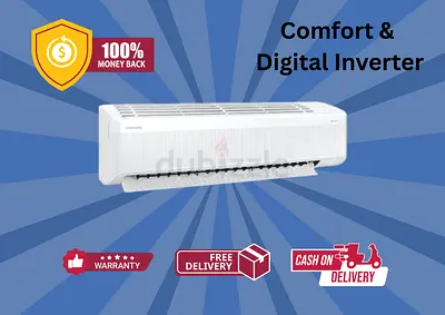 Samsung Bespoke New AI Wall-mount AC with Dry Comfort  Digital Inverter, 2 Ton AR70F24D1GWN/GU-R