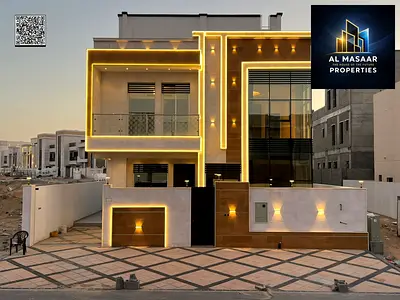 تملك فيلا فاخرة 4500 قدم بالحليو 2 عجمان | 6 غرف ماسترG+2 |لقطة بسعر تنافسي شامل التسجيل