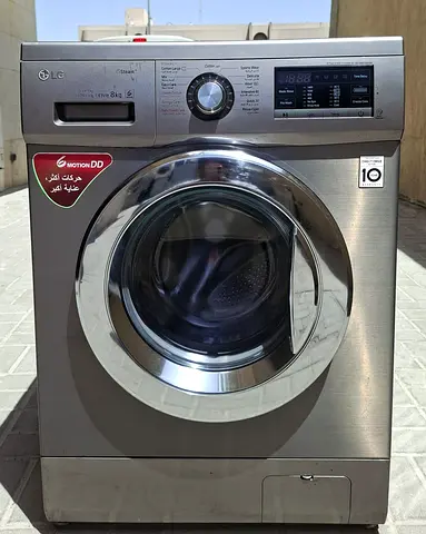 With inverter motor, LG 8kg direct drive washing machine, working perfectly