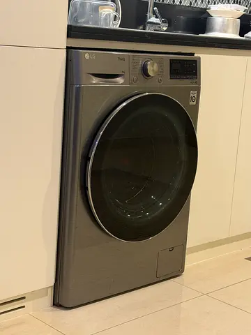 LG Front Load Washing Machine - Grey, Good Working Condition