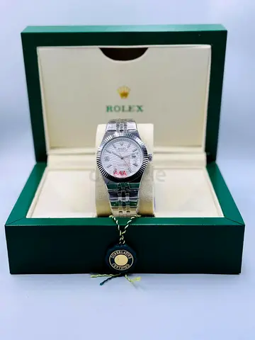 Rolex-style Stainless Steel Wristwatch with Box