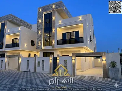 بالكهرباء والمياة والمكيفات| تملك فيلا فاخرة بالحليو 2 عجمان | 6 غرف ماسترG+2| لقطة بسعر شامل التسجيل