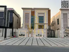 Luxury villa for sale in Al-Haliyo 2 with a large building area, central air conditioning, and a pri