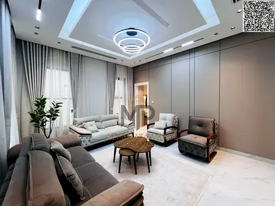 تملك فيلا مع الاثاث بالكامل تصميم اوروبى 5 غرف ماستر تشطيب سوبر ديلوكس بسعر شامل رسوم التسجيل والتمليك موقع مميز مقابل جميع الخدمات تملك حر