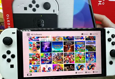 Nintendo switch OLED jailbreak with 30+ games