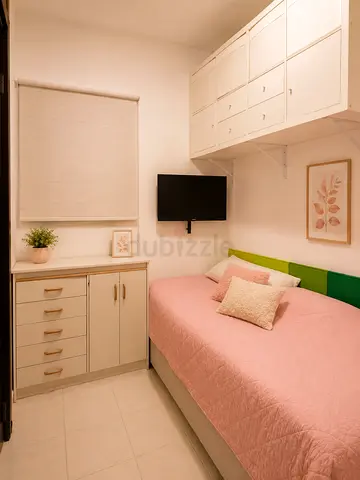 Maids Room Bundle. Single bed + mattress + Ikea PAX wardrobe + KALLAX shelves + sideboard