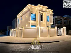 Lowest down payment in Ajman | Own a luxury villa in Al Helio 2, Ajman | 6 master bedrooms (G+2) | A