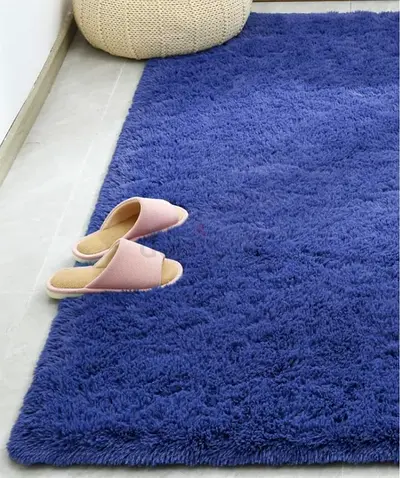 Reduced price 💥Plush Memory Foam Anti-Slip Rug - Blue, Soft Velvet Surface