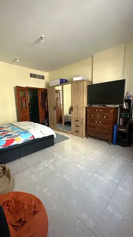Furnished Studio Hall with separate bathroom for Rent in Shabiya 12