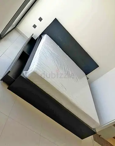 IKEA Malam king size 180×200cm bed frame with IKEA mattress and 2 big storage drawers underneath is