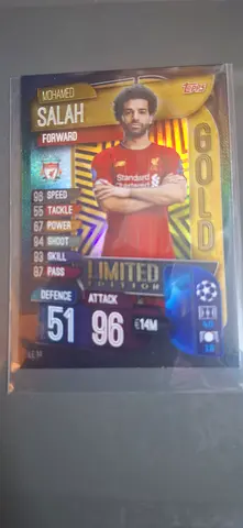 Mohamed Salah Limited Edition Football Trading Card (Liverpool) - Near Mint