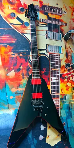 Schecter Gary Holt flying v
