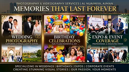 🎬 Executive Photography  Premium Videography Services in Al Nuaimiya, Ajman