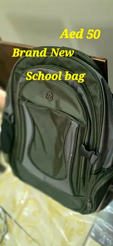 Brand new school backpack - AED 55
