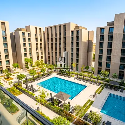 Modern 1bhk with Balcony |Pool view |Tiraz Aljada | Available now