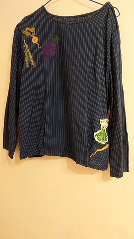 Navy blue ladyes shirt S size
