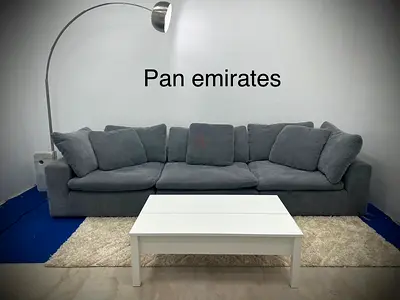 Pan emirates dark grey sofa