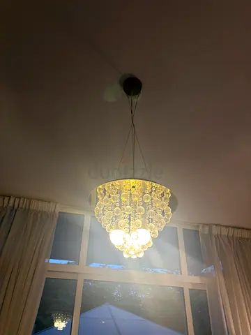 Modern crystal bubble chandelier ceiling light