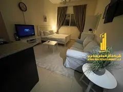 A fully furnished luxury studio apartment with brand new, high-end furniture in a prime location, in