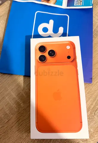 I Phone 17 ProMax Orange 1Tb TDRA Brand New