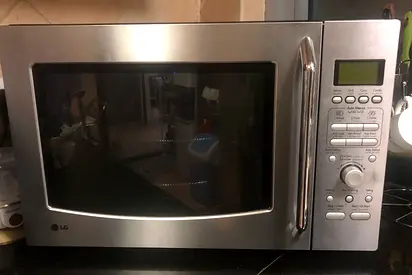 LG Stainless Steel Microwave Oven - Used, Good Working Condition