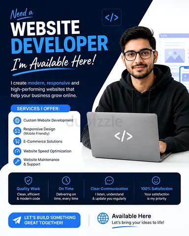 Freelance Website Developer — Responsive, E‑commerce  SEO Services