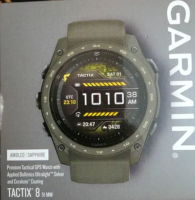 GARMIN WATCH TACTIX 8 AMLOED 51 CERAKOT COATING NEW