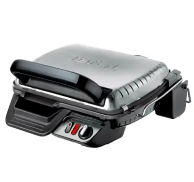 Tefal 3-in-1 Contact Grill, with Overbaking Function, Double Grill Surface When Opened as Table Gril