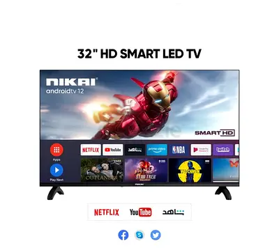 32 Nikai HD Smart LED TV (Android TV 12) - Good Working Condition