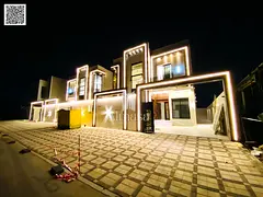 Luxury villa for sale in Al-Haliu 1 – directly from the owner – modern design, spacious setback,