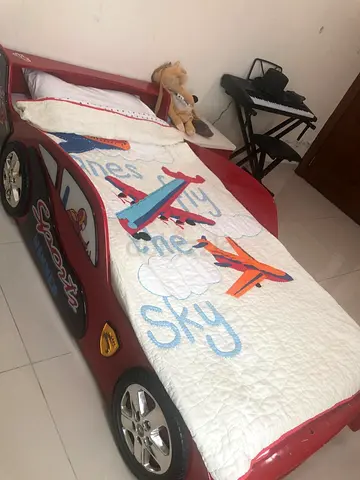 Red Race Car Bed for Kids