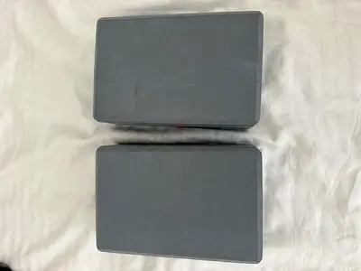 Pair of Yoga Blocks / Exercise Foam Bricks - Good Condition