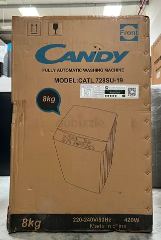 New Candy Washing Machine 8-Kg Washing Machine CATL 728SU-19 with Box