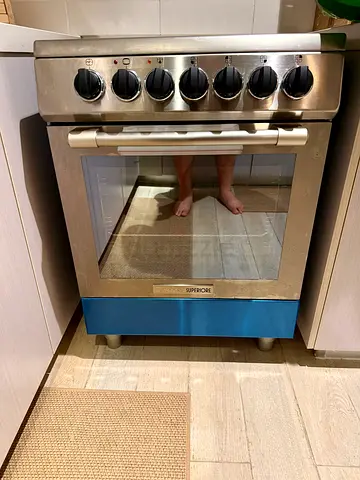 Used Superiore Freestanding Gas Cooker with Oven - 60cm Glem Gas made in Italy