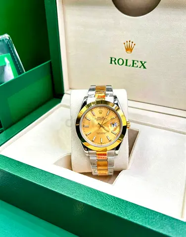 Rolex Two-Tone Oyster Perpetual Datejust with Champagne Dial (Box Included)