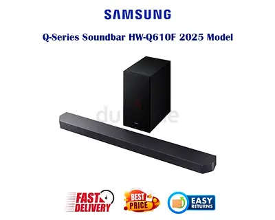 Samsung Q-Series Soundbar with Subwoofer - HW-Q610F 2025 Model - FREE DELIVERY and WARRANTY