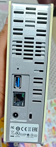 Used External NAS Enclosure with USB 3.0  Ethernet — Good Working Condition