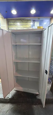 Large Metal Storage Cabinet / Industrial Shelving Unit - 2 Doors