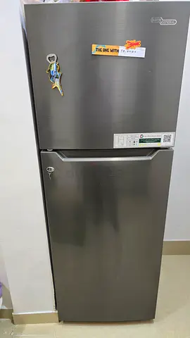 Super General Double Door Refrigerator Silver