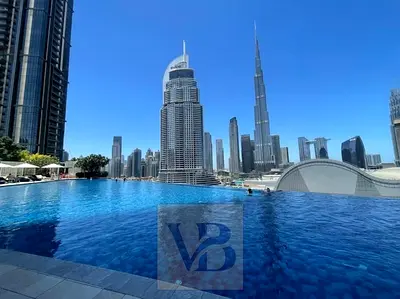 شقة فاخرة بغرفتي نوم | طابق مرتفع | إطلالة كاملة على برج خليفة والنافورة | فونتين فيوز